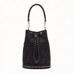 芬迪/Fendi MON TRESOR_小号黑色网眼布旅行包 7VA450 A6K 4F0GXN