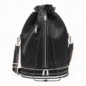 芬迪/Fendi MON TRESOR_黑色网眼布旅行包 7VA451 A6K 7F0GXN