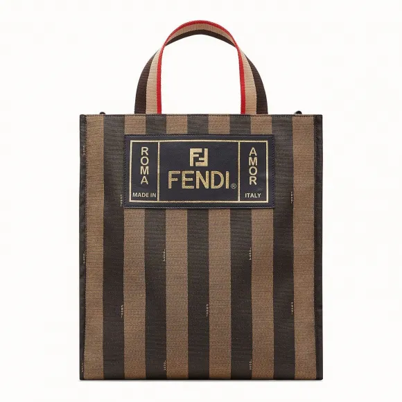 芬迪/Fendi Tote系列_黑色帆布手袋 7VA454 A6H YF164H