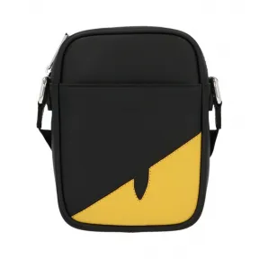 芬迪/Fendi  黑色 皮革 男士 斜挎包 7VA456A9ZAF0R2A