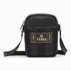 芬迪/Fendi 小号信差包_黑色帆布斜挎包 7VA456 A6F YF0GXN