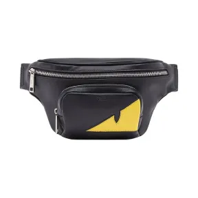 芬迪/Fendi  黑色 牛皮 男士 腰包 7VA483A9ZAF0R2A