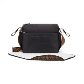 芬迪/Fendi 育婴袋 - 黑色皮革和尼龙育婴袋 7VB014AFUTF05U0 8056867036937
