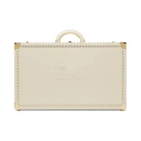芬迪/Fendi 大号旅行箱 - 白色皮革行李箱 7VV154AHMFF1FIR 8056867387732