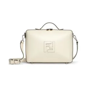 芬迪/Fendi 中号行李箱白色皮革行李箱-男士手袋-FENDI芬迪中国官网 7VV156AAIWF0C88-8054321020751