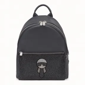 芬迪/Fendi 背包_黑色皮革背包 7VZ012 7OO F0X93