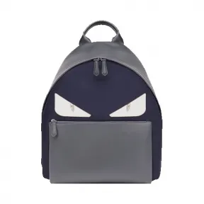 芬迪/Fendi 男士深蓝色和灰色背包 7VZ012 8FC F06HY