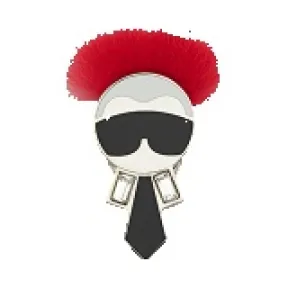 芬迪/Fendi KARLITO BROOCH胸针 8AG608 7JR F02P3