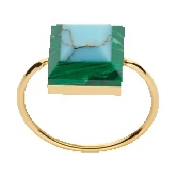 芬迪/Fendi 女士绿色RING宝石时尚配饰 8AG688 9DB F07QF