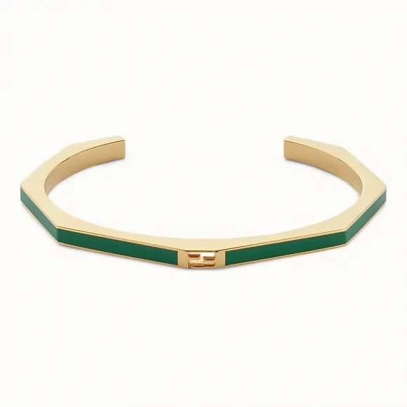 芬迪/Fendi BAGUETTE手镯_抛光绿色Baguette手镯 8AG711 B09 F09ZN