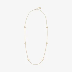 芬迪/Fendi F IS 项链_金色项链 8AG734 6DM F089U