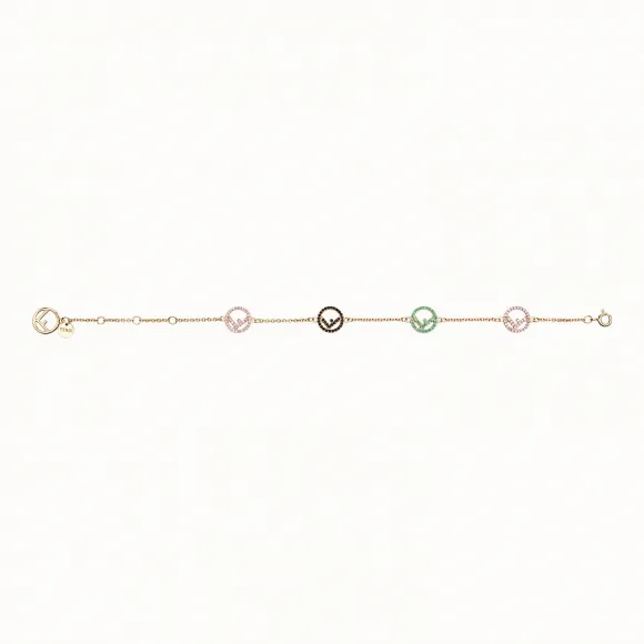 芬迪/Fendi F IS 手镯_金色手环 8AG736 6DM F13KS