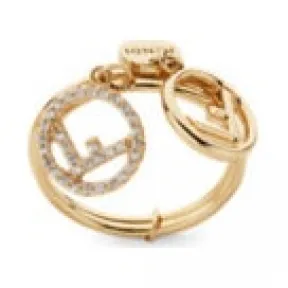 芬迪/Fendi F IS 戒指_金色戒指 8AG737 6DM F089U