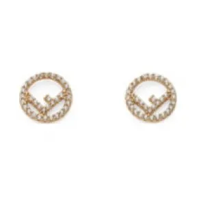 芬迪/Fendi 金色耳环-F IS FENDI耳环系列-FENDI芬迪官网 8AG7386DMF089U-8057941208097