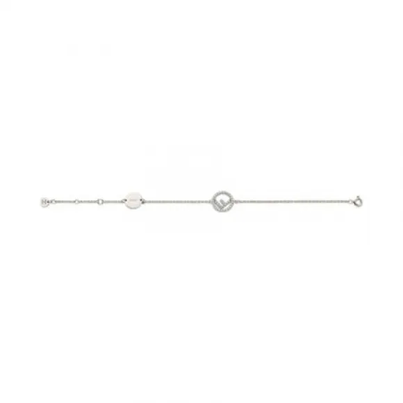 芬迪/Fendi 银色手镯-F IS FENDI手链系列-FENDI芬迪官网 8AG7616DMF0GGH-8059974800996