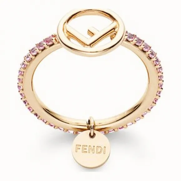 芬迪/Fendi F IS 戒指_金色戒指 8AG788 6DM F0P8W