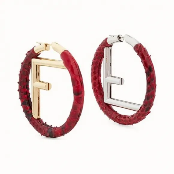 芬迪/Fendi F IS  耳环_红色耳环 8AG797 A0O 0F10JR