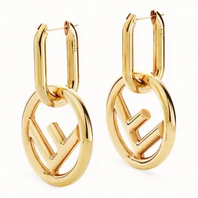 芬迪/Fendi F IS 耳环_金色耳环 8AG801 B08 F152D