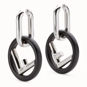 芬迪/Fendi F IS  耳环_黑色耳环 8AG802 WGX F0VD1