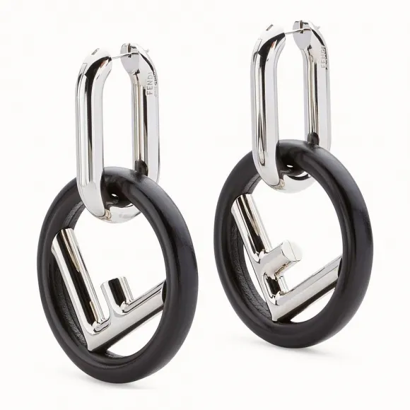 芬迪/Fendi F IS  耳环_黑色耳环 8AG802 WGX F0VD1