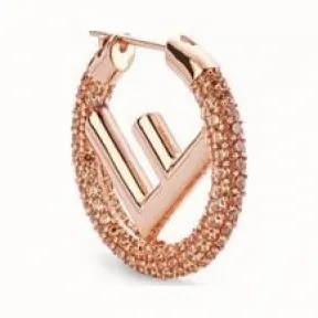 芬迪/Fendi F IS 耳环_玫瑰金色耳环 8AG804 A44 GF15IG