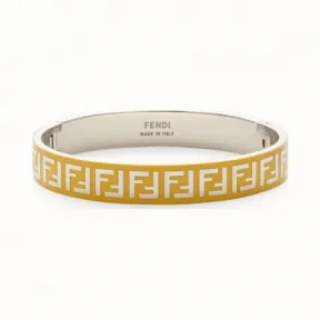 芬迪/Fendi FF手镯_钯色和黄色手镯 8AG808 B09 F05Y6