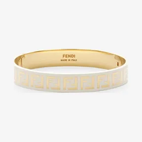 芬迪/Fendi FF手镯_金色和白色手镯 8AG808 B09 F10JW