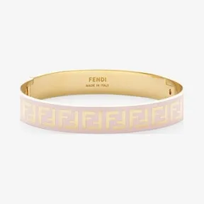 芬迪/Fendi FF手镯_金色和粉红色手镯 8AG808 B09 F15YF