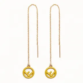 芬迪/Fendi F IS 耳环_金色和黄色耳环 8AG811 A2F RF15IM