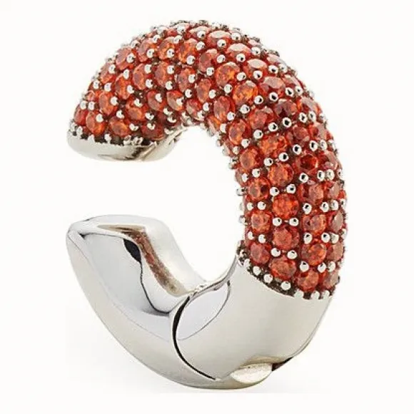 芬迪/Fendi OOPS耳环_钯色耳环 8AG821 A44 GF0V86