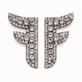 芬迪/Fendi FFREDOM耳环_钯色耳环 8AG847 6GX F179B