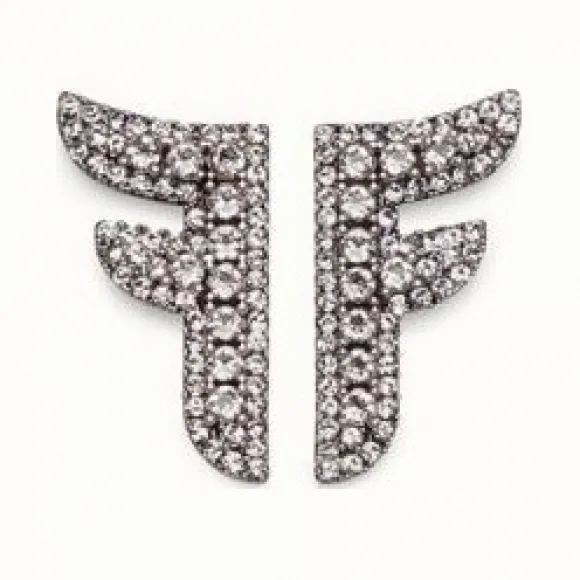 芬迪/Fendi FFREDOM耳环_钯色耳环 8AG847 6GX F179B