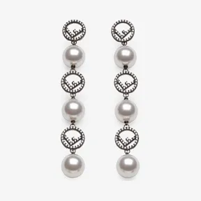 芬迪/Fendi F IS 耳环_钌色耳环 8AG859 A8S JF18A5