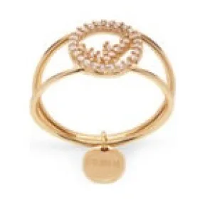 芬迪/Fendi 金色戒指-F IS FENDI戒指系列-FENDI芬迪官网 8AG9306DMF089U-8050263845483