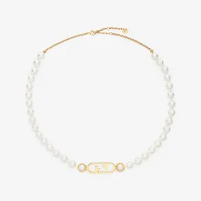 芬迪/Fendi O’Lock项圈-金色项圈-女士项链 8AH753A5TOF09ZE 8056582188355