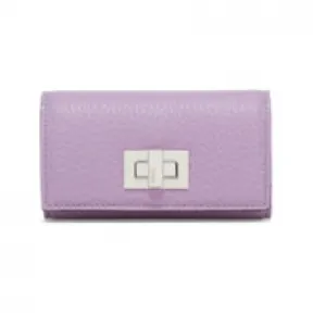 芬迪/Fendi 键盘-Purple Leather Key Case  8AP159A91BF1JN2
