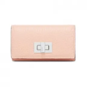 芬迪/Fendi 键盘-Pink Leather Key Case  8AP159A91BF1JN5