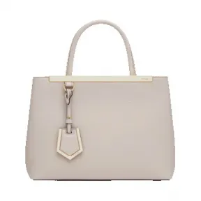 芬迪/Fendi 女士粉末灰蓝色2 JOURS皮革包袋 8BH253 3WL F09CM