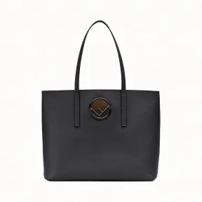 芬迪/Fendi 购物袋_黑色皮革手提袋 8BH348 A0Z GF10FV