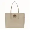 芬迪/Fendi 购物袋_米色皮革手提袋 8BH348 A0Z GF11CE