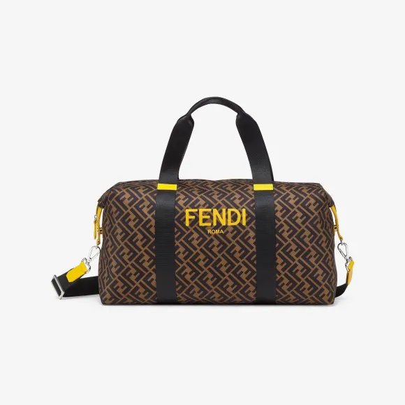 芬迪/Fendi 尼龙Fendi Roma印花旅行袋-旅行袋 8BH359AKPVF1I7L 8056582342276