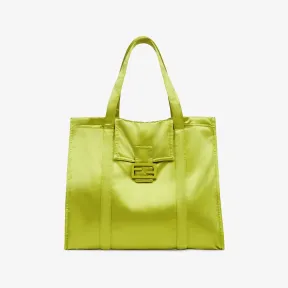 芬迪/Fendi Baguette购物袋-嫩芽绿尼龙购物袋-女士手提包 8BH404AMM2F0L89 8056582294223