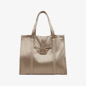 芬迪/Fendi Baguette购物袋-鸽子灰尼龙购物袋-女士手提包 8BH404AMM2F0QD3 8056582294254