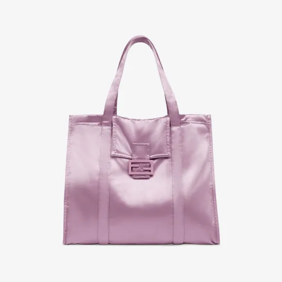 芬迪/Fendi Baguette购物袋-紫色尼龙购物袋-女士手提包 8BH404AMM2F1JP0 8056582294285