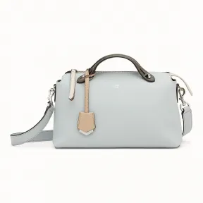 芬迪/Fendi BY THE WAY REGULAR_灰色皮革波士顿包 8BL124 5QJ F10Y4