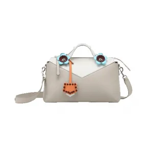 芬迪/Fendi 女士粉灰色By The Way手袋小牛皮包袋 8BL124 9PT F09QY