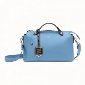 芬迪/Fendi BY THE WAY REGULAR_浅蓝色皮革波士顿包 8BL124 A6C OF15RT