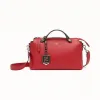 芬迪/Fendi BY THE WAY REGULAR_红色皮革波士顿包 8BL124 A6C OF15Z7