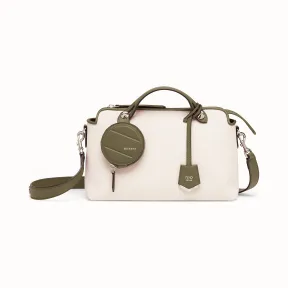 芬迪/Fendi BY THE WAY REGULAR_米色帆布波士顿包 8BL124 A8H IF1804