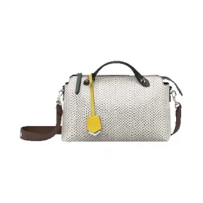 芬迪/Fendi 女士白色BY THE WAY锦蛇皮包袋 8BL124 SQ8 F07F2